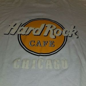 VTG Mens Hard Rock Cafe T-shirt Size Large Chicago